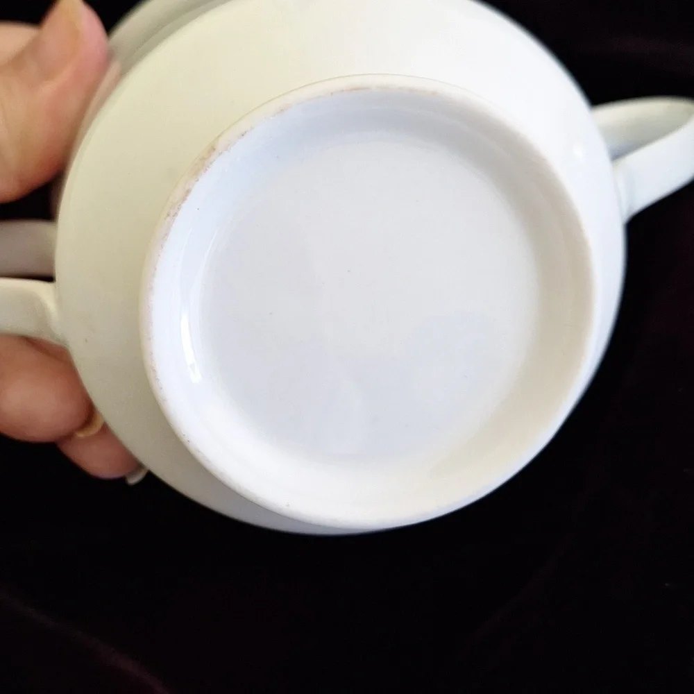 WHITE SUGAR BOWL